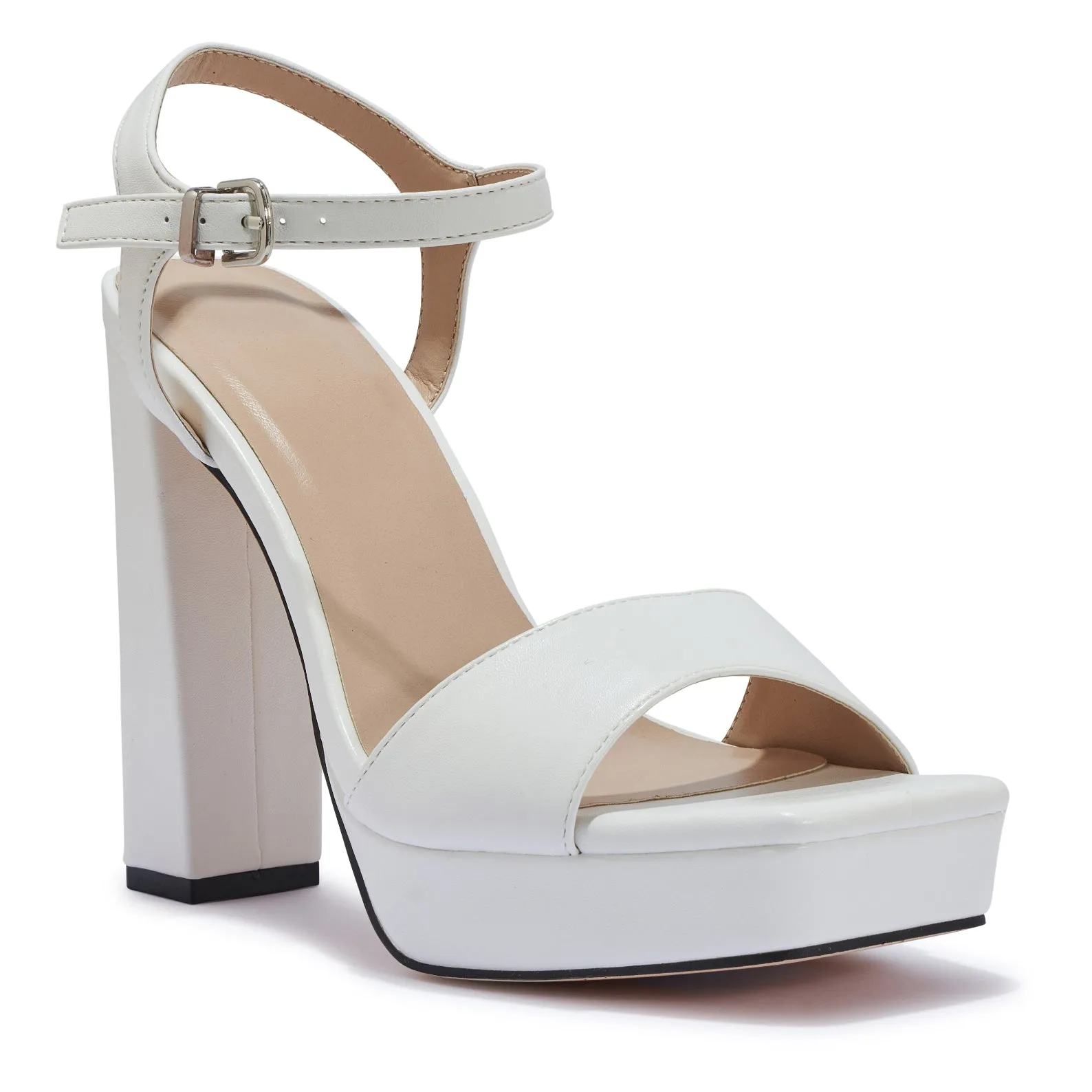 SWANK3 – SWANK3 PLATFORM BLOCK HEEL SANDAL -