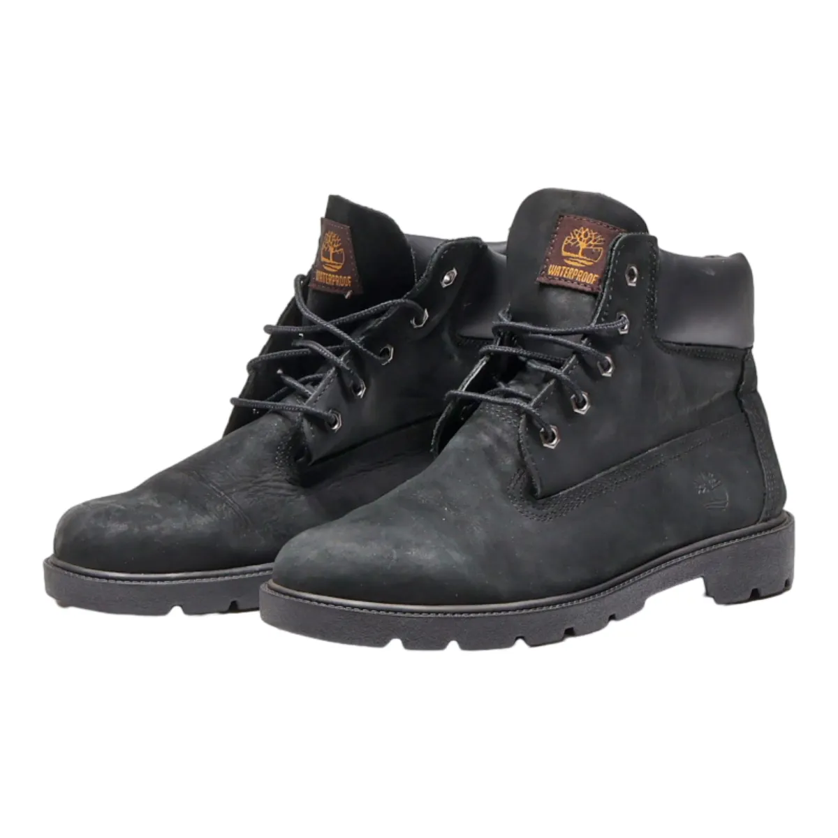TIMBERLAND Chukka Boots Black Suede Womens UK 5.5