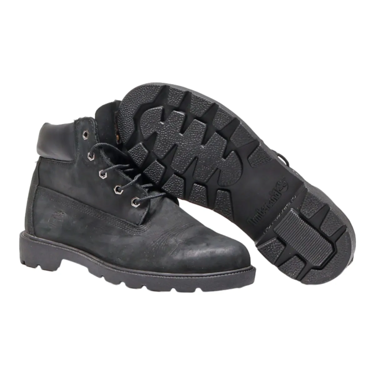 TIMBERLAND Chukka Boots Black Suede Womens UK 5.5