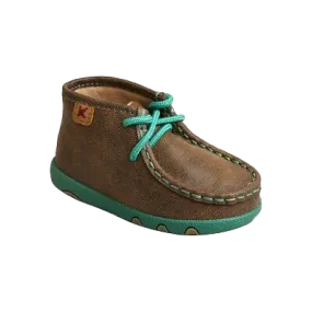 Twisted X Infant Bomber/ Turquoise Chukka Driving Moc ICA0008