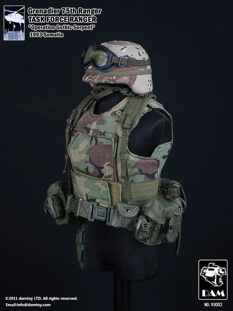 Ultra Rare - BHD 75th Ranger Regiment Grenadier - Mint in Box