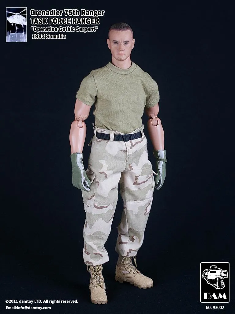 Ultra Rare - BHD 75th Ranger Regiment Grenadier - Mint in Box