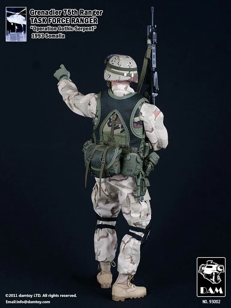 Ultra Rare - BHD 75th Ranger Regiment Grenadier - Mint in Box