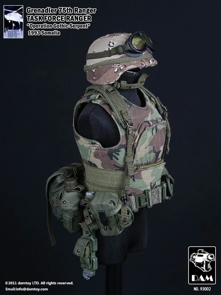 Ultra Rare - BHD 75th Ranger Regiment Grenadier - Mint in Box