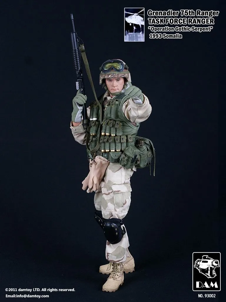 Ultra Rare - BHD 75th Ranger Regiment Grenadier - Mint in Box