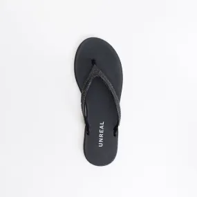 Unreal Women Diamante Jelly Flip Flop _ 147436