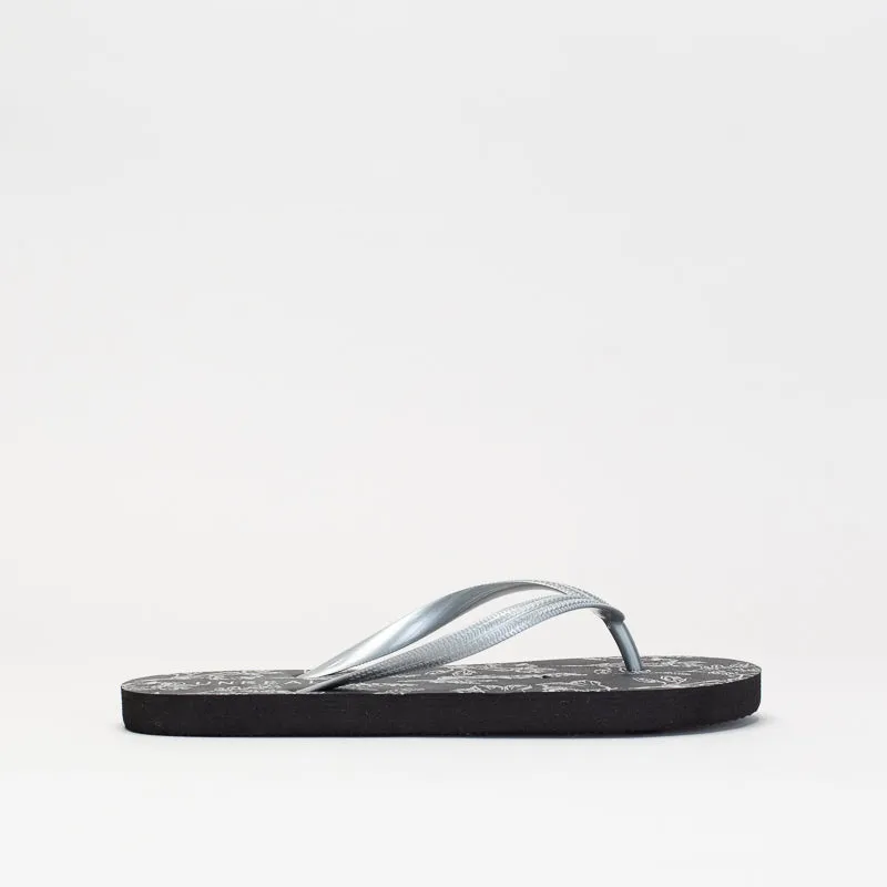 Unreal Women Metallic Flip Flop _ 155034