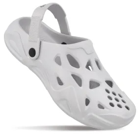 Walkaroo Men's Clogs  - WC8763 Light Grey