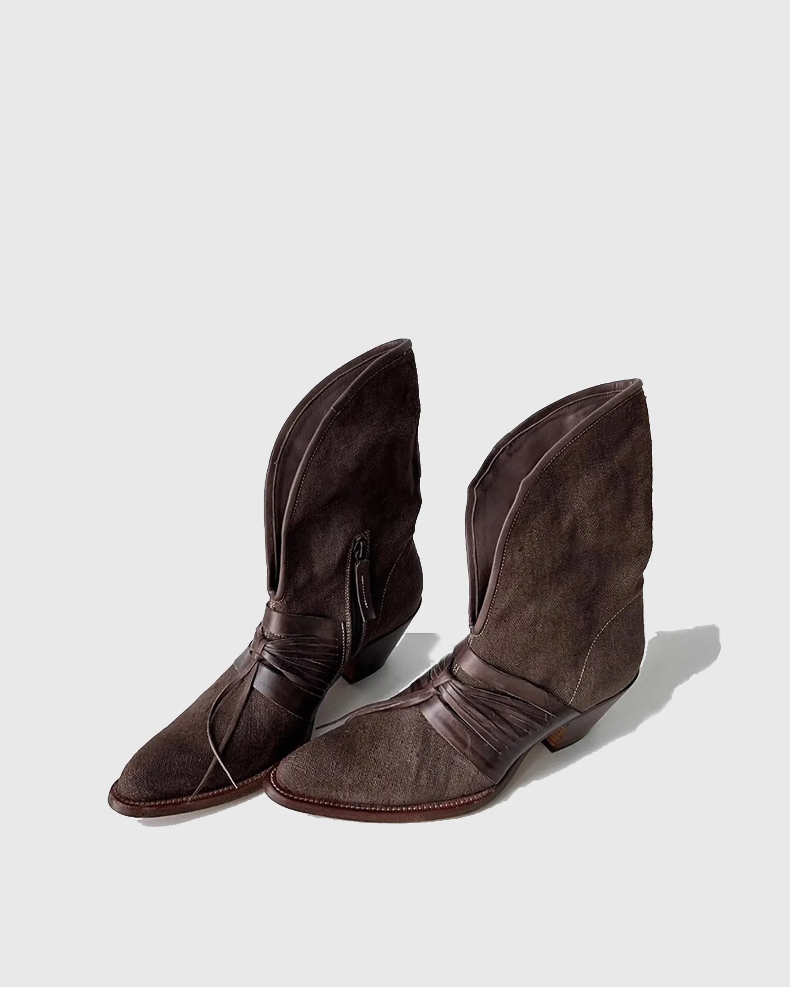 Zai Lace Up Desert  Ankle Boots