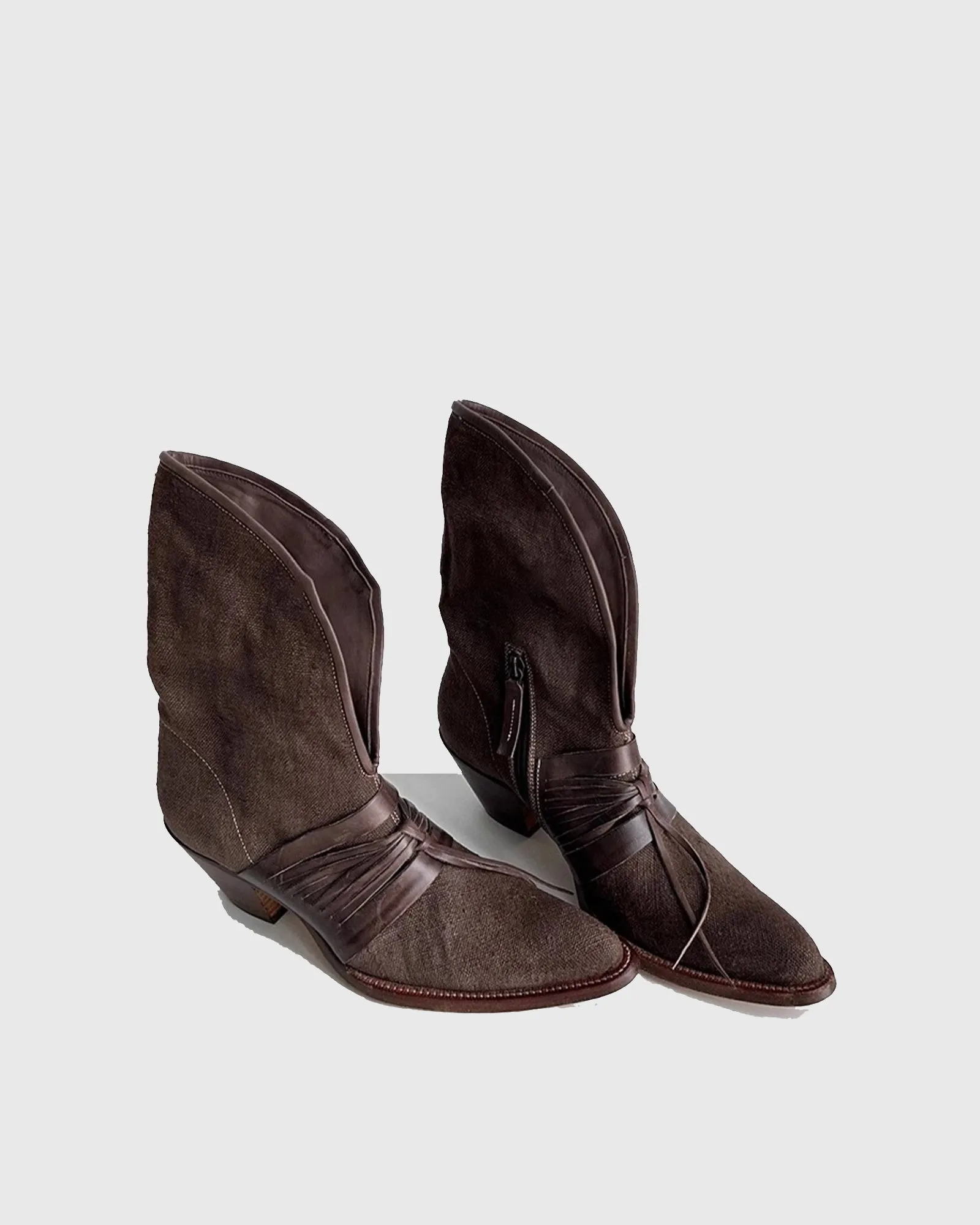 Zai Lace Up Desert  Ankle Boots