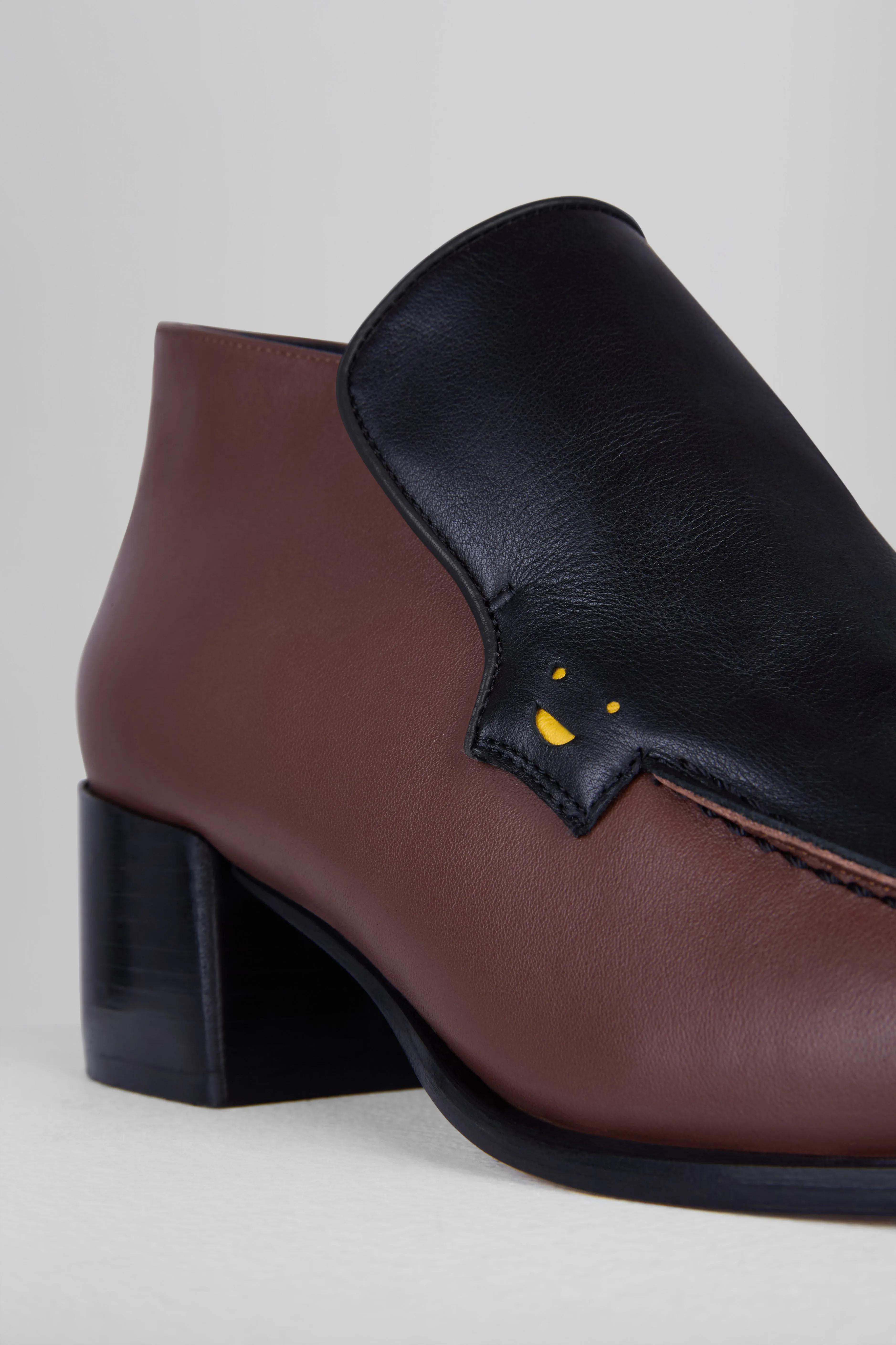 Zoe Bootie in Nero Bruciato